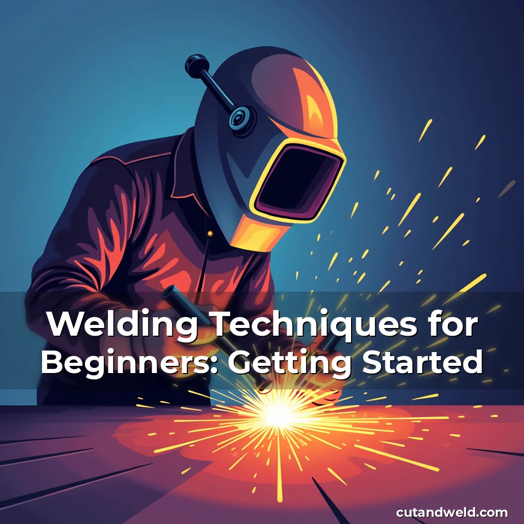Artistic representation for Welding Techniques for Beginners: Getting Started