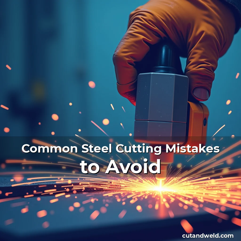 Artistic representation for Common Steel Cutting Mistakes to Avoid