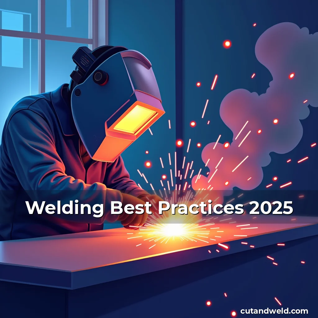 Artistic representation for Welding Best Practices 2025