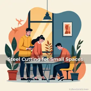 Artistic representation for Steel Cutting for Small Spaces