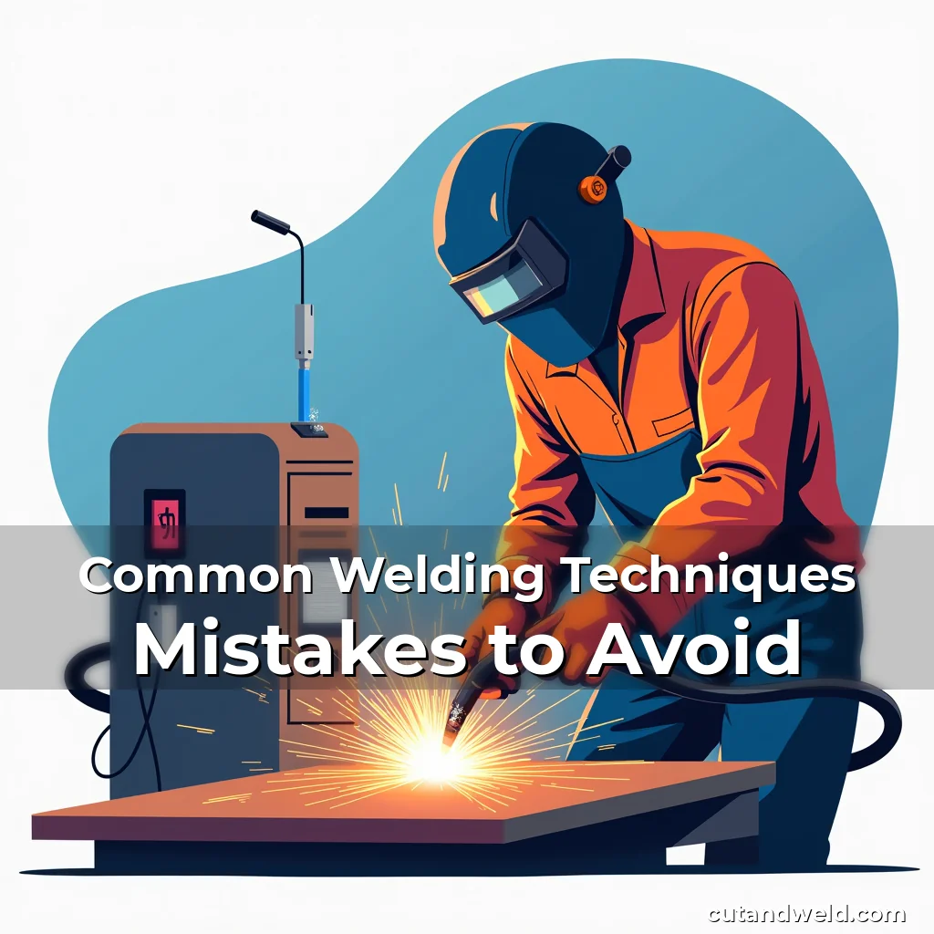Artistic representation for Common Welding Techniques Mistakes to Avoid