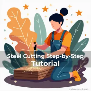 Artistic representation for Steel Cutting Step-by-Step Tutorial