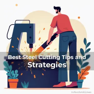 Artistic representation for Best Steel Cutting Tips and Strategies