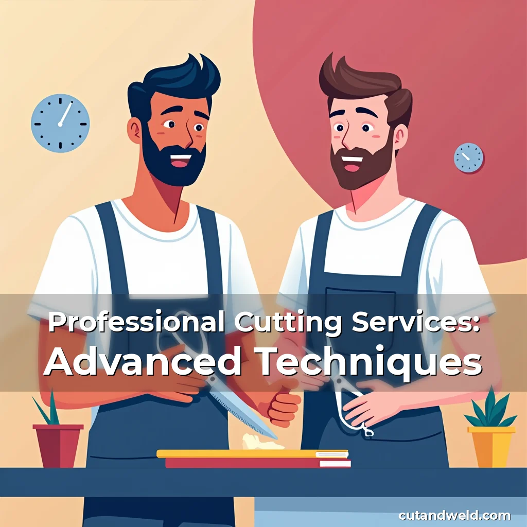 Artistic representation for Professional Cutting Services: Advanced Techniques