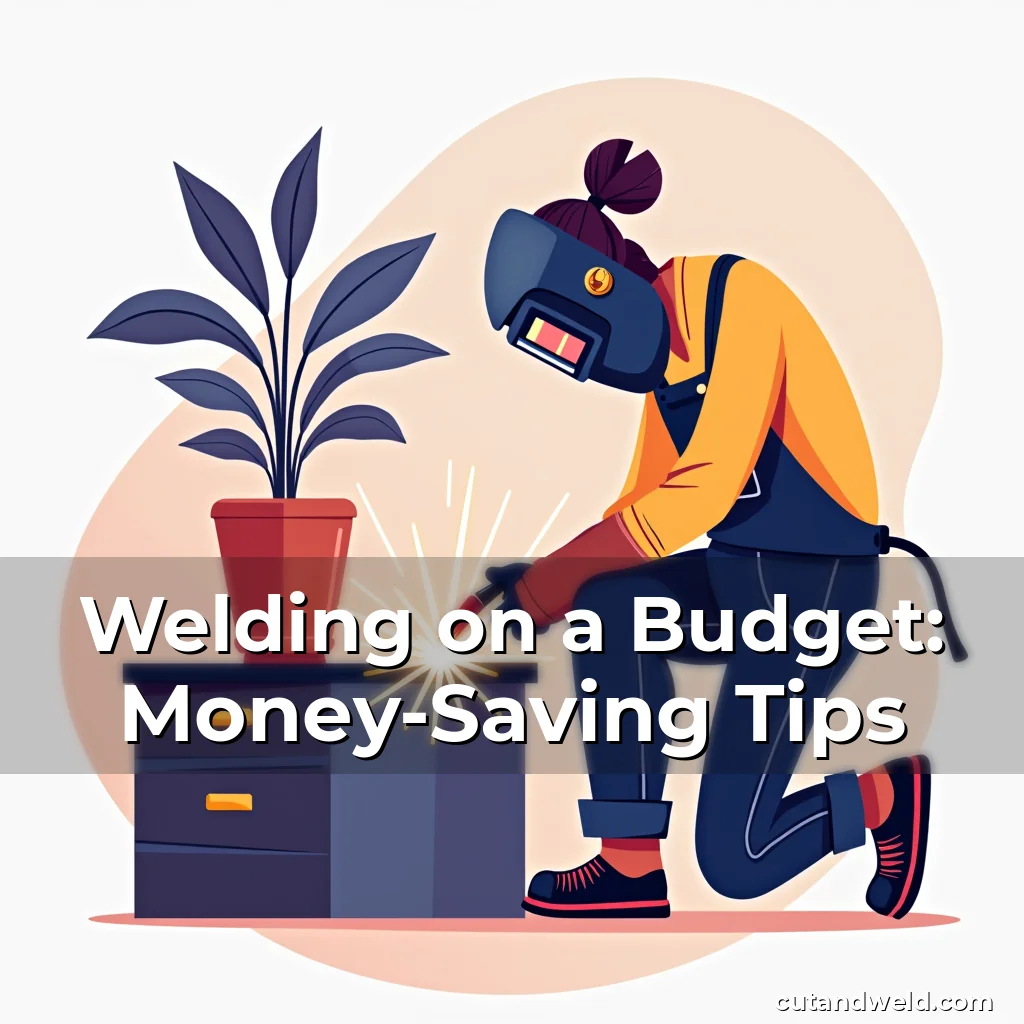 Artistic representation for Welding on a Budget: Money-Saving Tips
