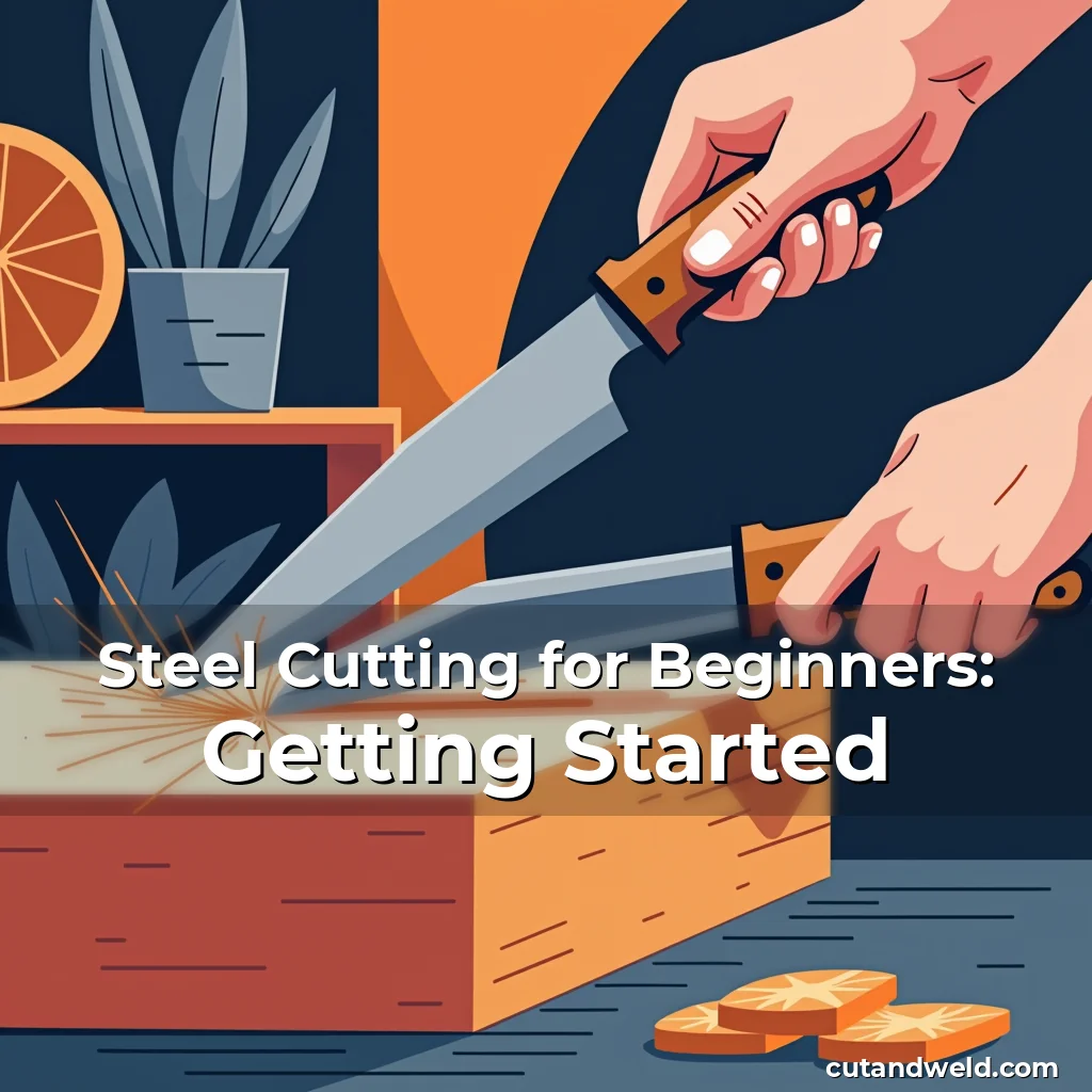 Artistic representation for Steel Cutting for Beginners: Getting Started