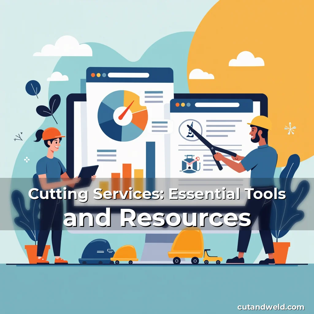 Artistic representation for Cutting Services: Essential Tools and Resources