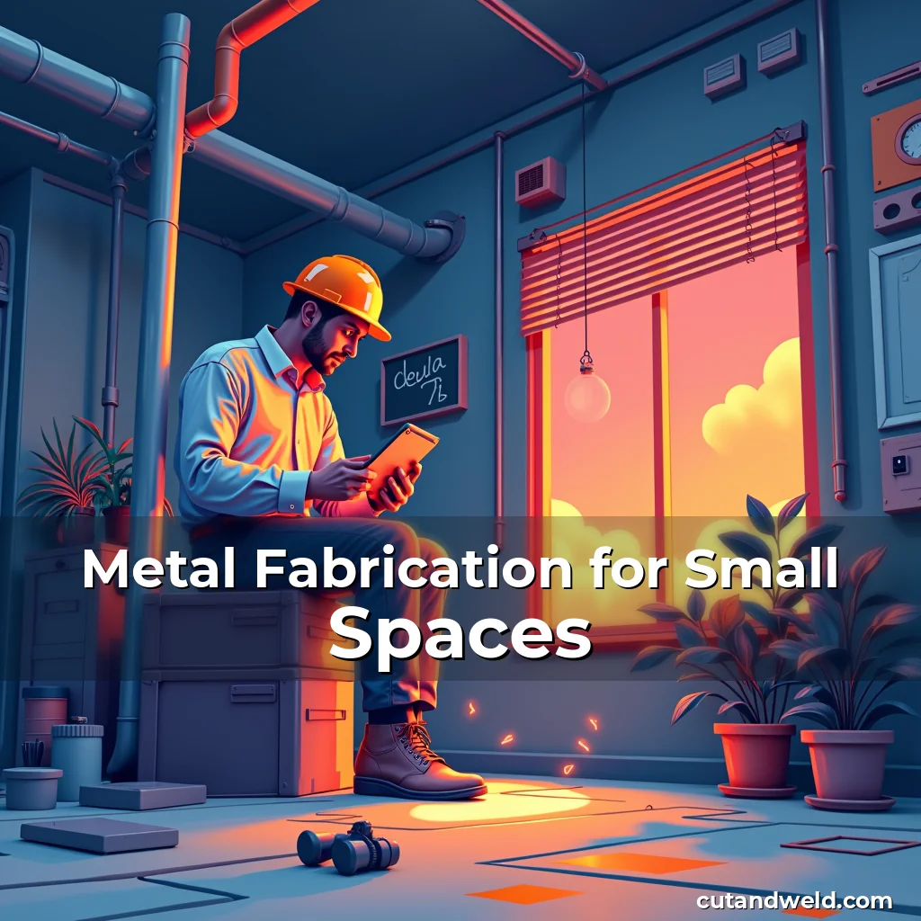 Artistic representation for Metal Fabrication for Small Spaces