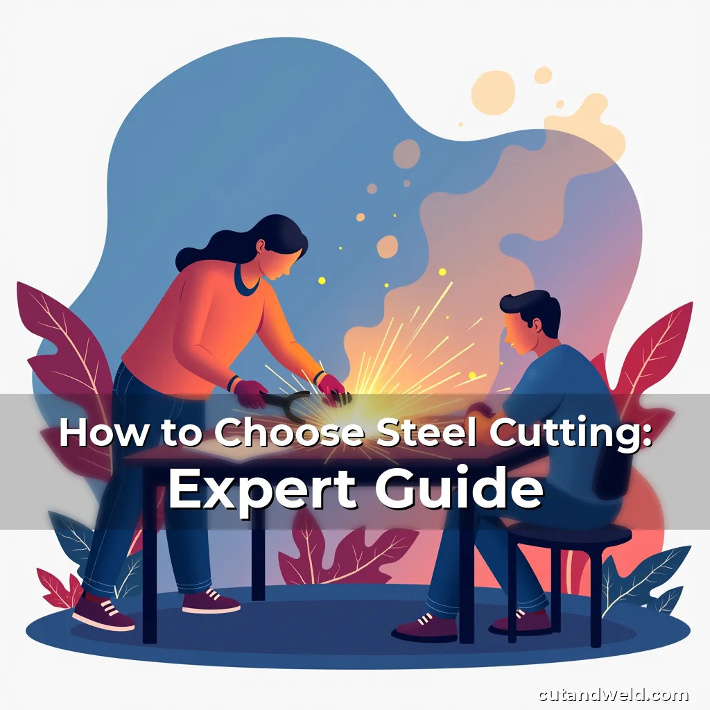 Artistic representation for How to Choose Steel Cutting: Expert Guide