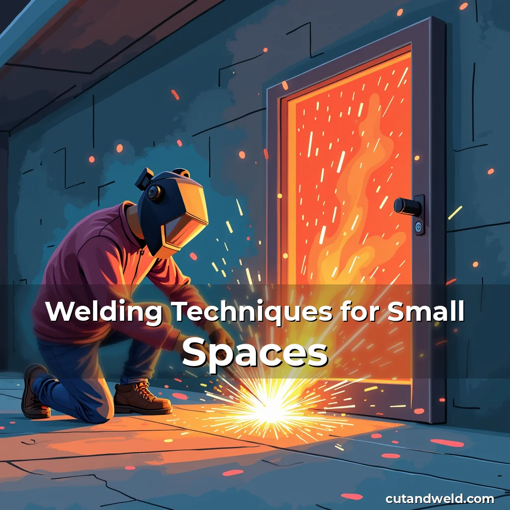 Artistic representation for Welding Techniques for Small Spaces