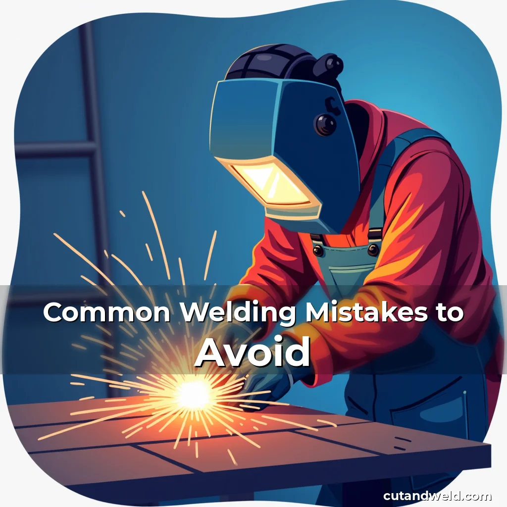 Artistic representation for Common Welding Mistakes to Avoid