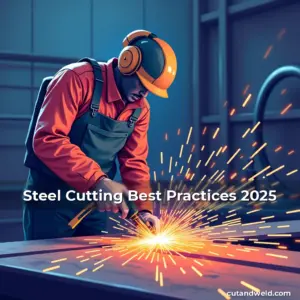 Artistic representation for Steel Cutting Best Practices 2025
