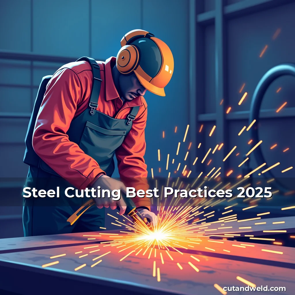 Artistic representation for Steel Cutting Best Practices 2025