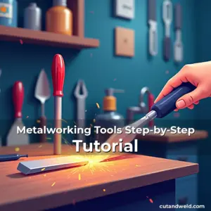 Artistic representation for Metalworking Tools Step-by-Step Tutorial