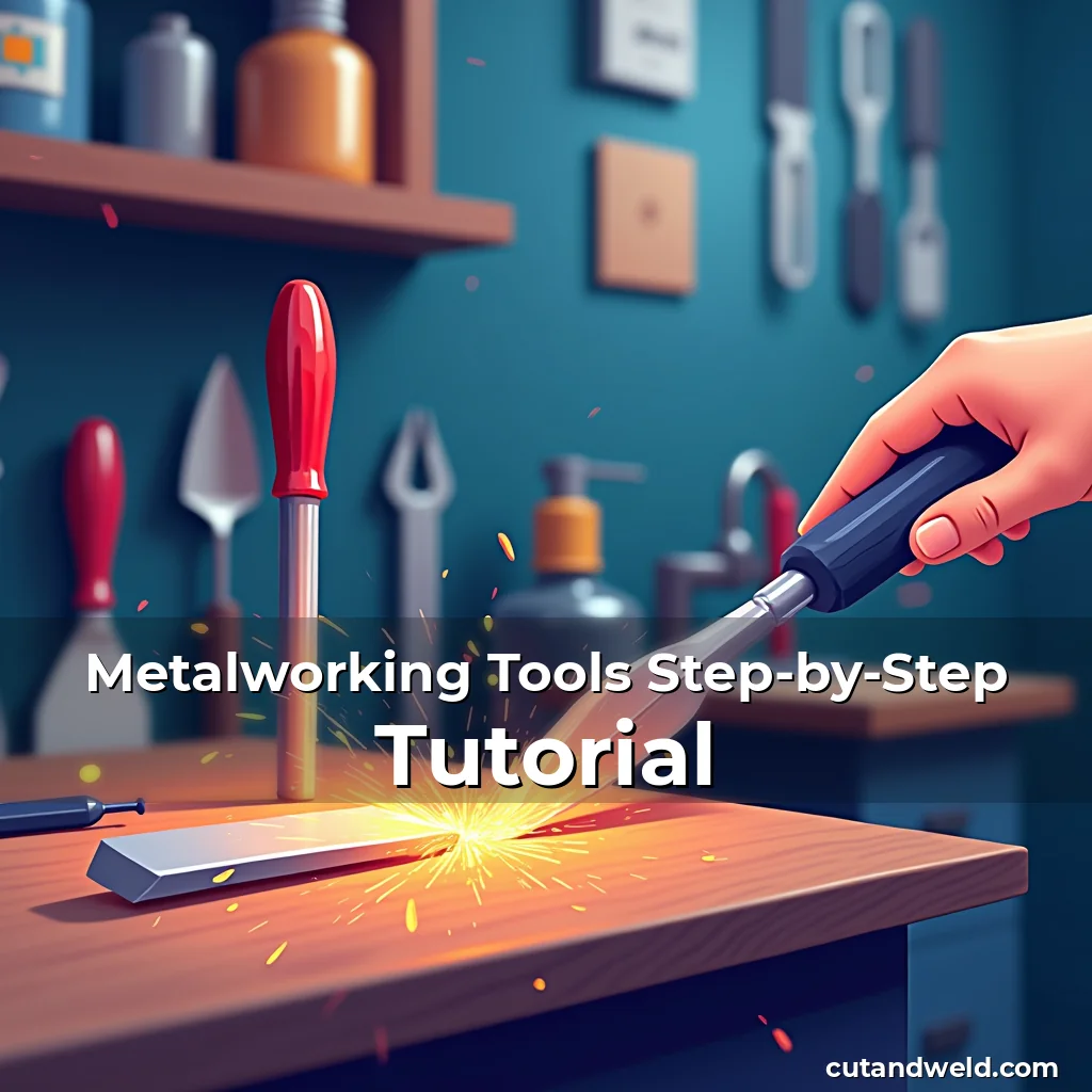 Artistic representation for Metalworking Tools Step-by-Step Tutorial