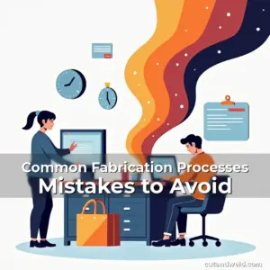 Artistic representation for Common Fabrication Processes Mistakes to Avoid