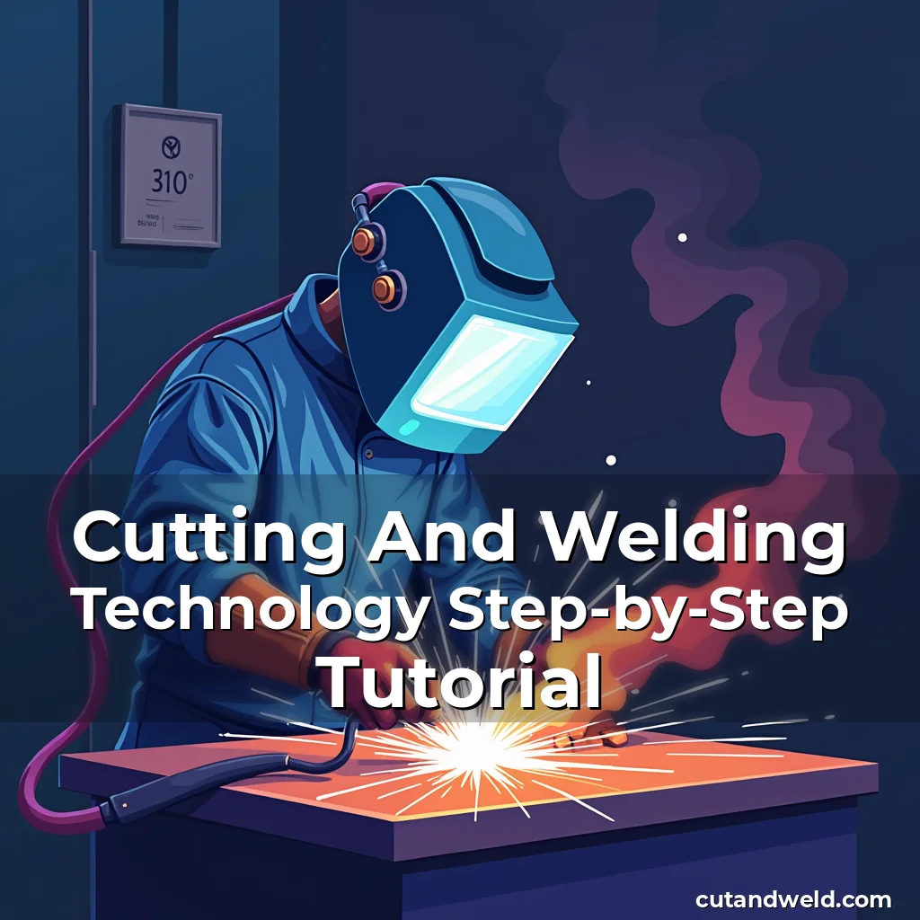 Artistic representation for Cutting And Welding Technology Step-by-Step Tutorial