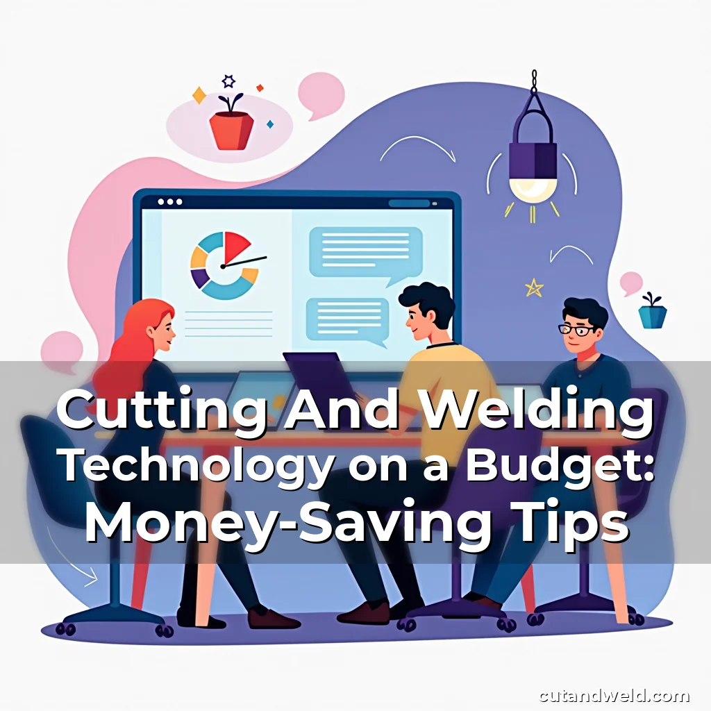 Artistic representation for Cutting And Welding Technology on a Budget: Money-Saving Tips