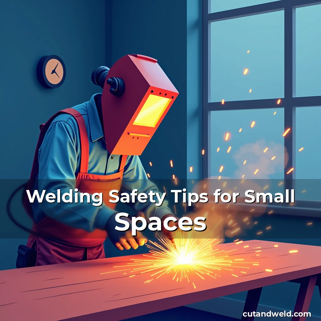 Artistic representation for Welding Safety Tips for Small Spaces
