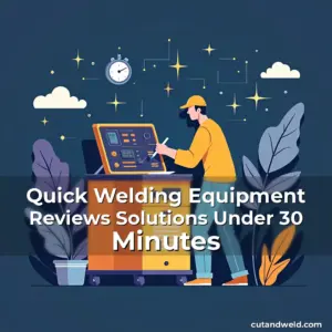 Artistic representation for Quick Welding Equipment Reviews Solutions Under 30 Minutes