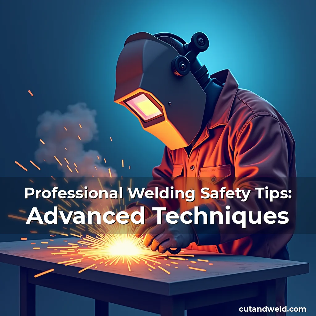 Artistic representation for Professional Welding Safety Tips: Advanced Techniques