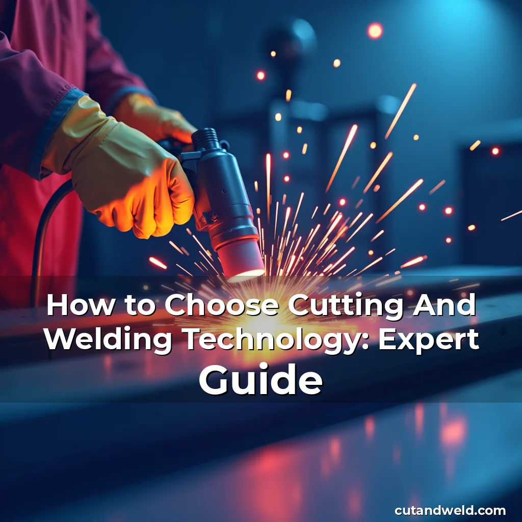 Artistic representation for How to Choose Cutting And Welding Technology: Expert Guide