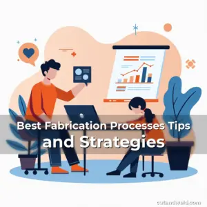 Artistic representation for Best Fabrication Processes Tips and Strategies
