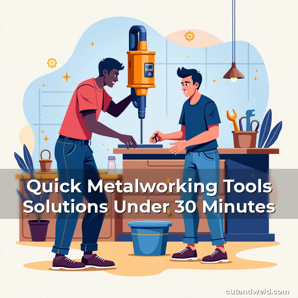 Artistic representation for Quick Metalworking Tools Solutions Under 30 Minutes