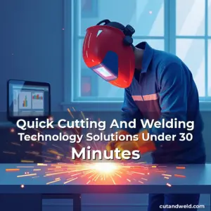 Artistic representation for Quick Cutting And Welding Technology Solutions Under 30 Minutes