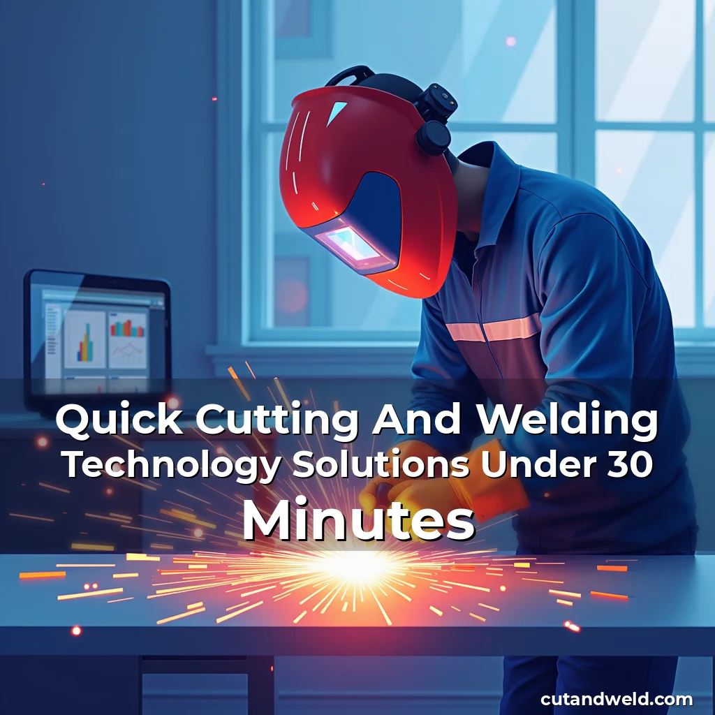 Artistic representation for Quick Cutting And Welding Technology Solutions Under 30 Minutes