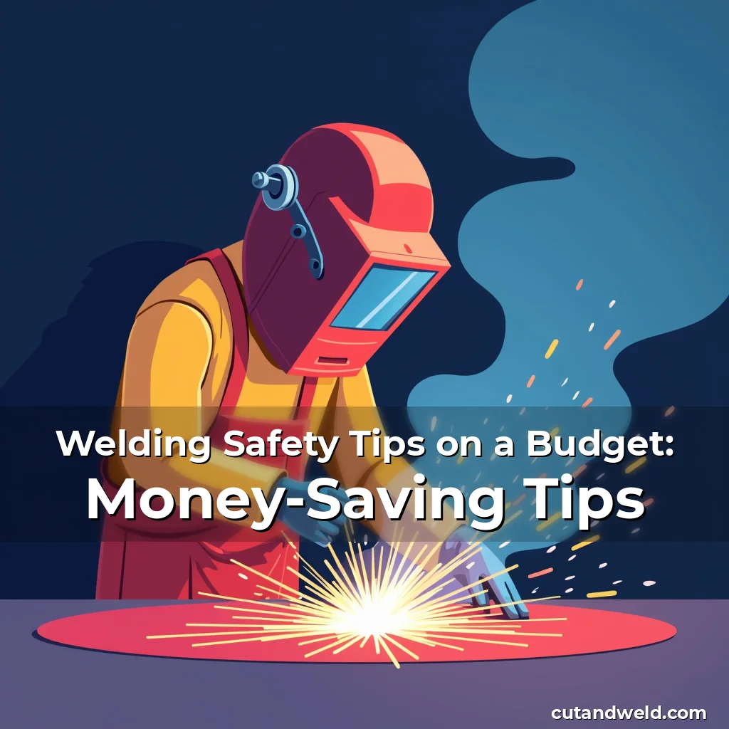 Artistic representation for Welding Safety Tips on a Budget: Money-Saving Tips