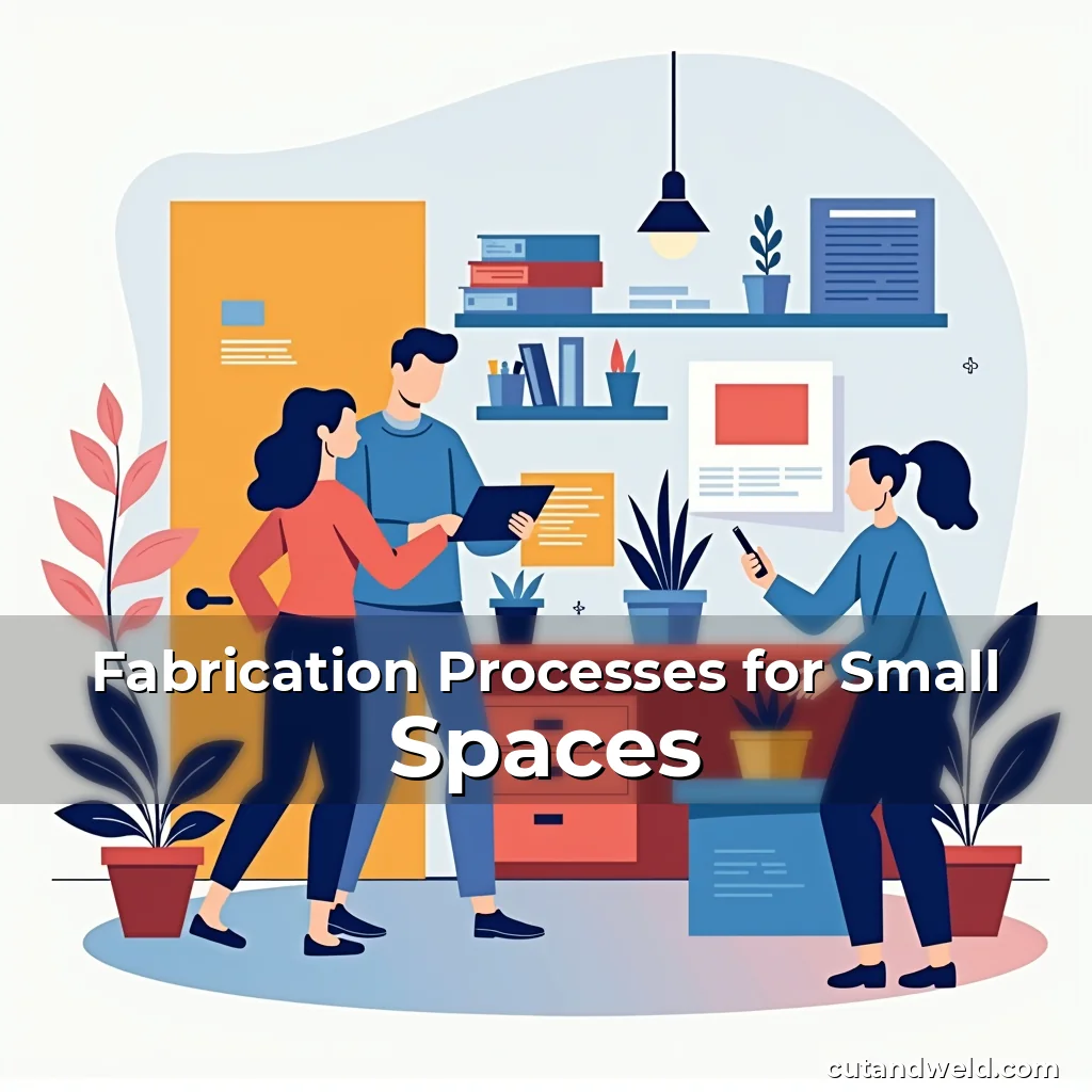 Artistic representation for Fabrication Processes for Small Spaces