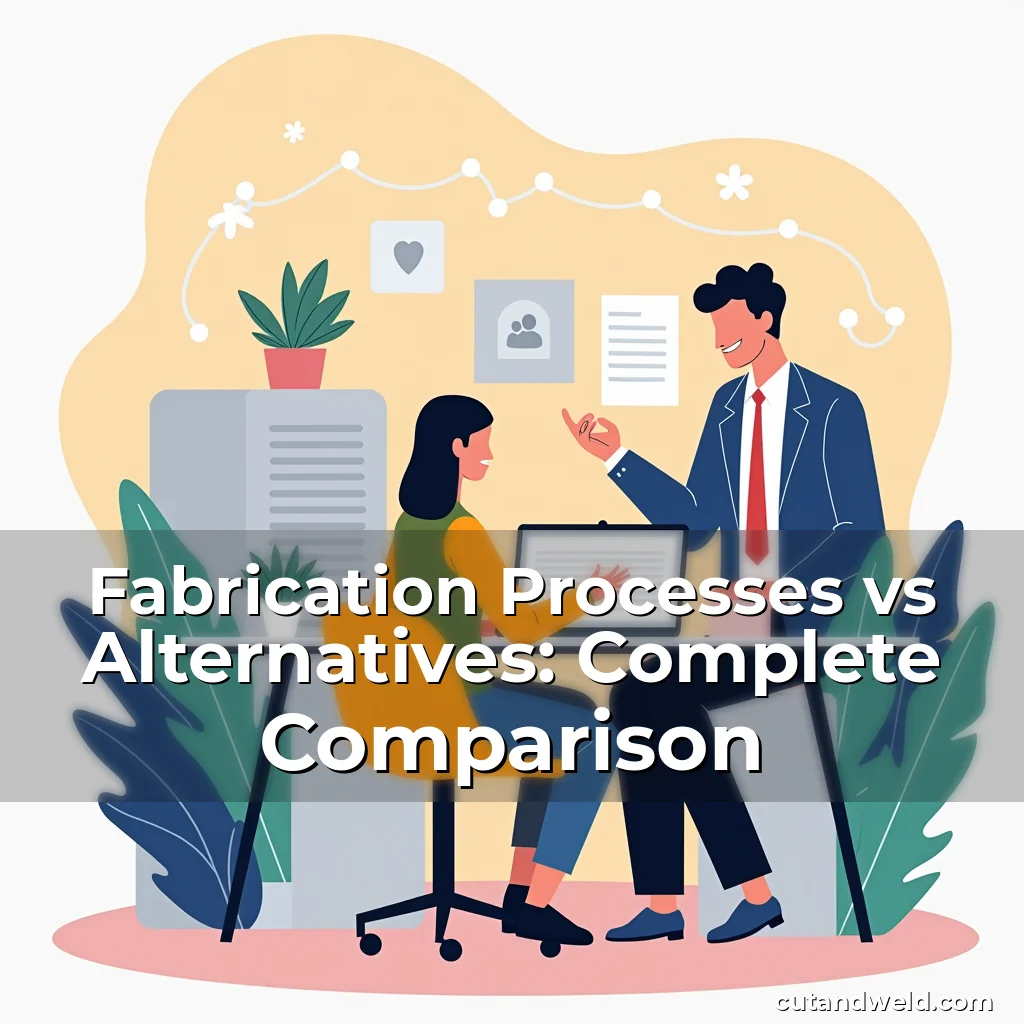 Artistic representation for Fabrication Processes vs Alternatives: Complete Comparison