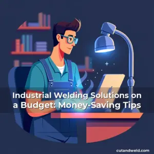 Artistic representation for Industrial Welding Solutions on a Budget: Money-Saving Tips