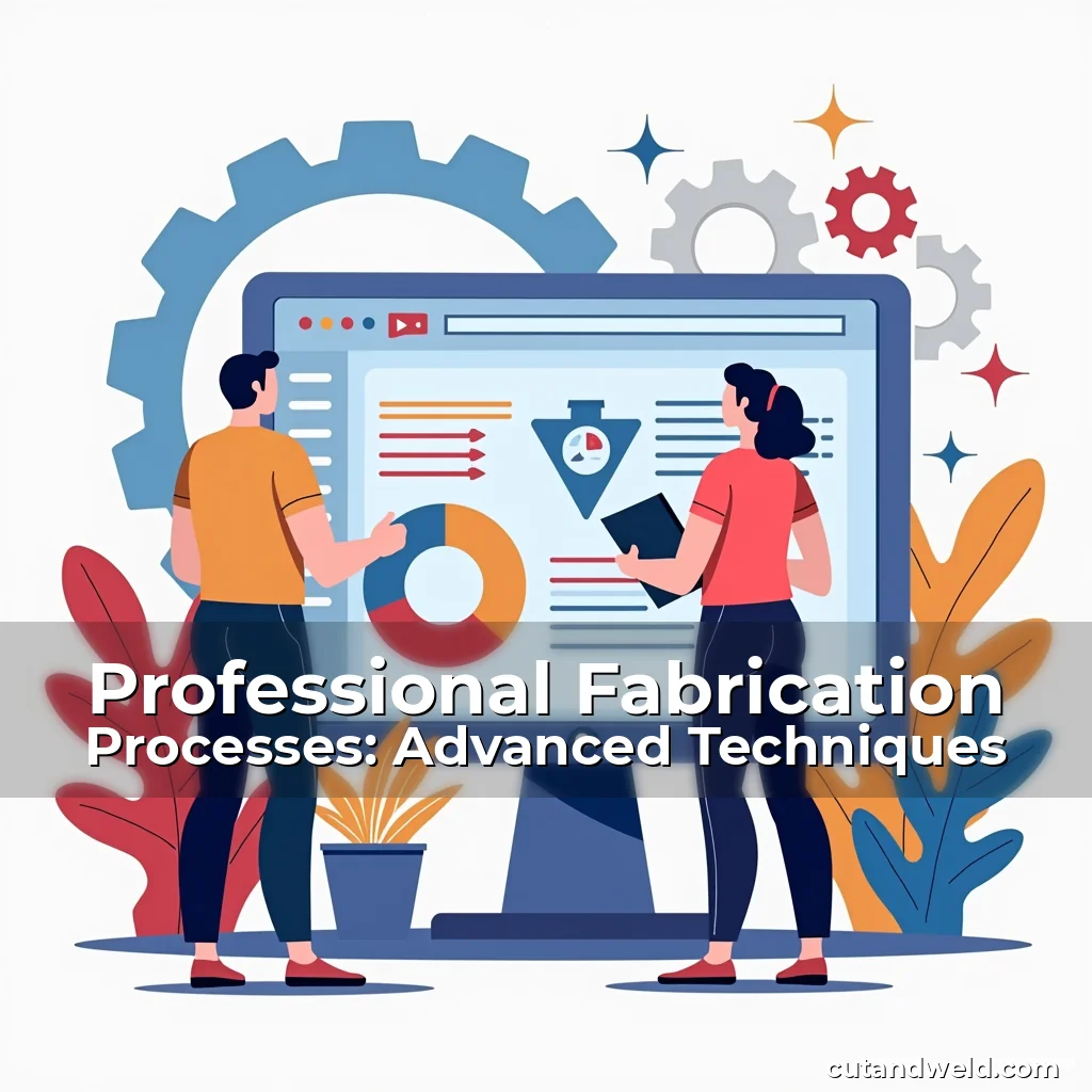 Artistic representation for Professional Fabrication Processes: Advanced Techniques