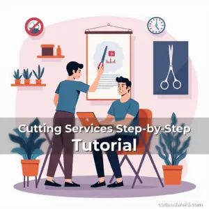 Artistic representation for Cutting Services Step-by-Step Tutorial