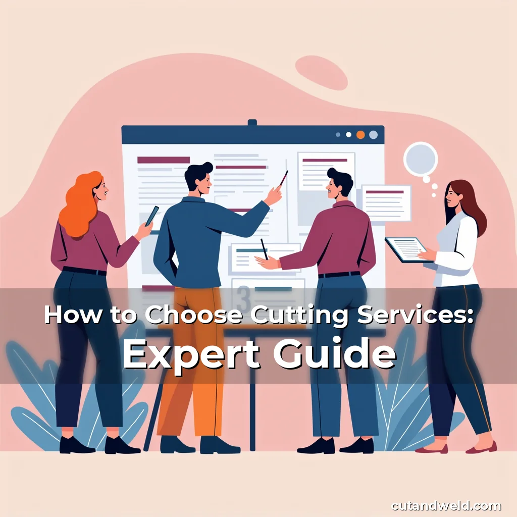 Artistic representation for How to Choose Cutting Services: Expert Guide